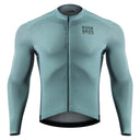 ROAD TO SKY Men's Cycling Long Sleeve Jersey ¢ò Mist Gray