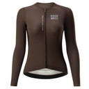 ROAD TO SKY Women's Cycling Long-Sleeved Jersey ¢ò Dark Brown