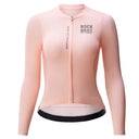 ROAD TO SKY Women's Cycling Long-Sleeved Jersey ¢ò Pink Orange
