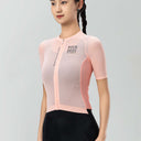 ROAD TO SKY Women's Cycling Short-Sleeved Jersey ¢ò Pink Orange