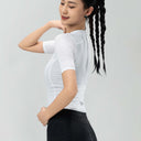 ROAD TO SKY Women's Cycling Short-Sleeved Jersey ¢ò White