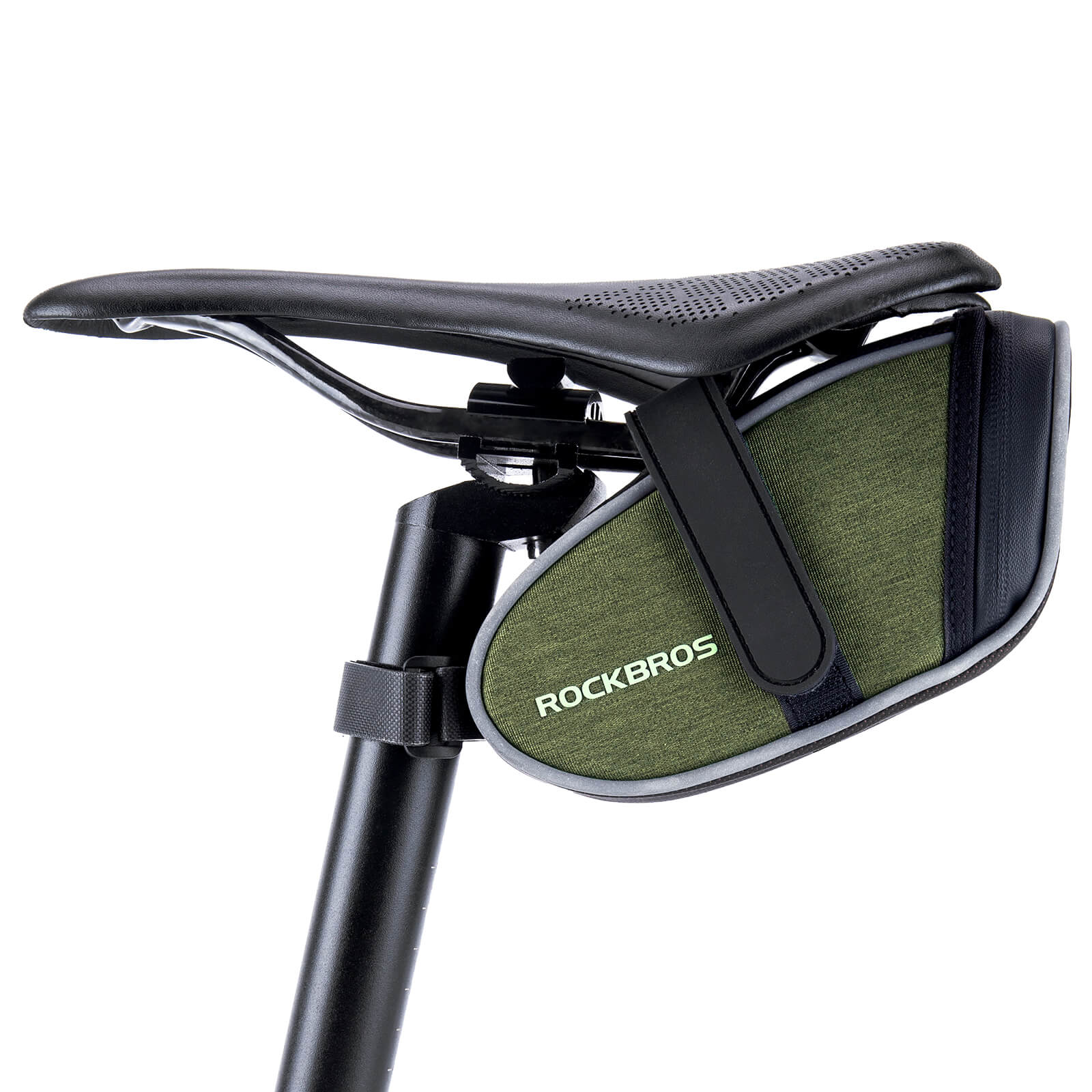 ROCKBROS Bicycle Saddle Bag 0.45L – Compact Storage, Big Convenience!​ #Style_Strap Mount