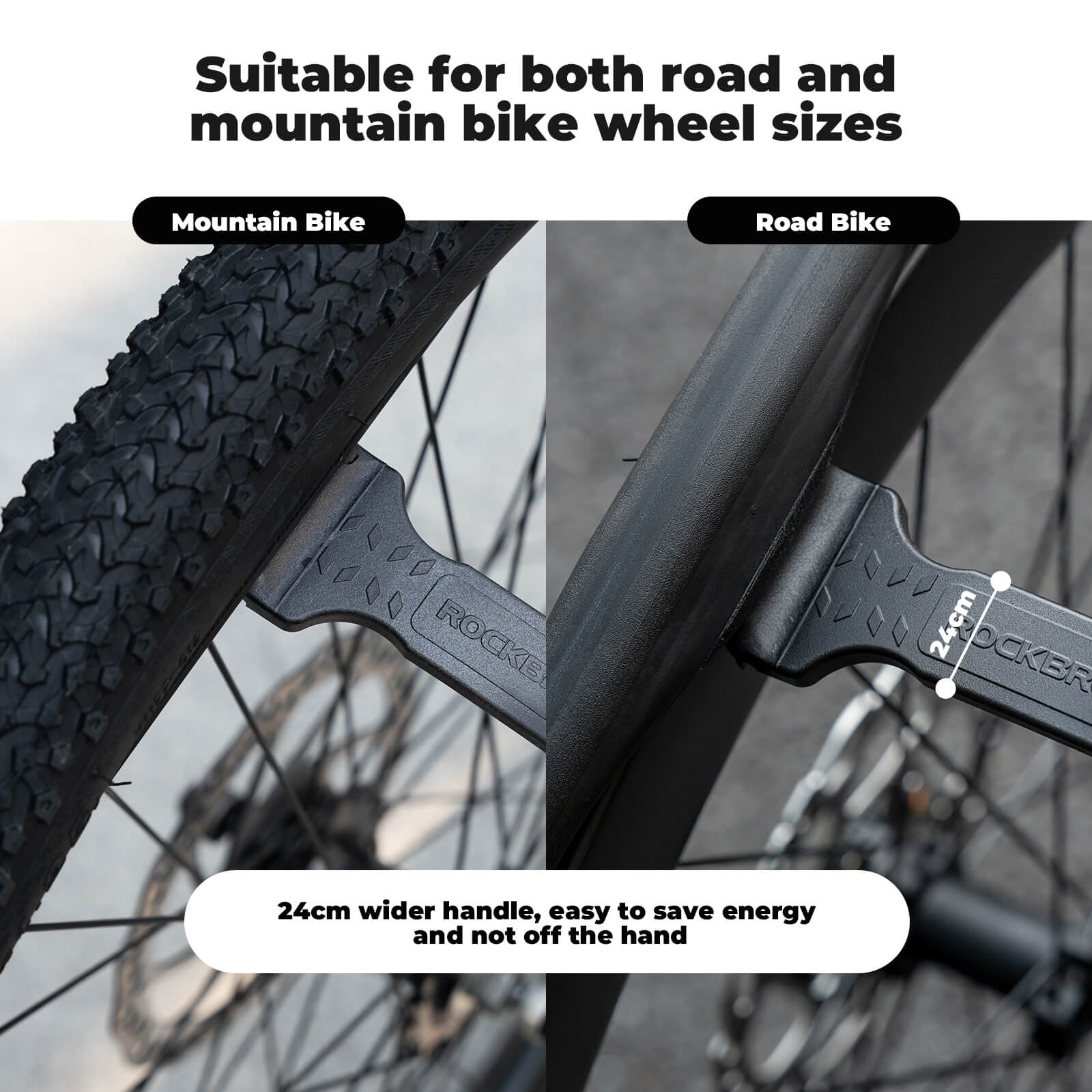 ROCKBROS Bicycle Tire Levers – ​Lightweight Yet Unbreakable, Effortless Tire Changes!