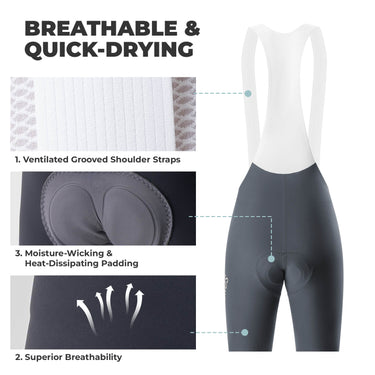 ROCKBROS DOLOMITI Pads Men’s Cycling Bib Shorts