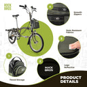 ROCKBROS Front Hanger Bag 1.8L – The Ultimate Storage Upgrade for Your Folding Bike!​