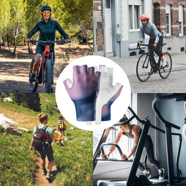 ROCKBROS Women's Half-Finger Cycling Gloves ¨C Ride Comfortably, Grip Confidently! 