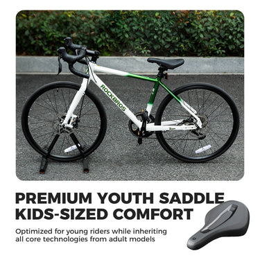ROCKBROS Kids Bike Saddle – Comfort & Safety for Young Riders!​