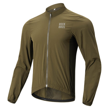 ROCKBROS Long-Sleeve Cycling Windbreaker Jacket – Ultimate Weather Protection!​ #Color_Brown