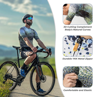 ROCKBROS Camo Cycling Jersey – Stealthy Style, Unstoppable Performance!