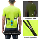 ROCKBROS Men’s Reflective Cycling Jersey – Ride Safe, Stay Fast!