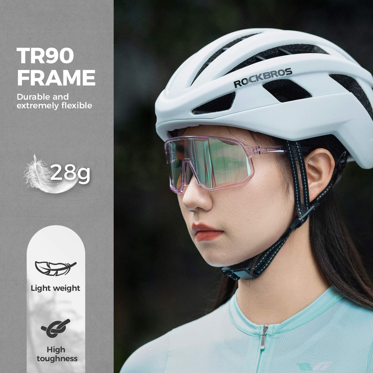 Transparent Windproof Cycling Glasses: UV400