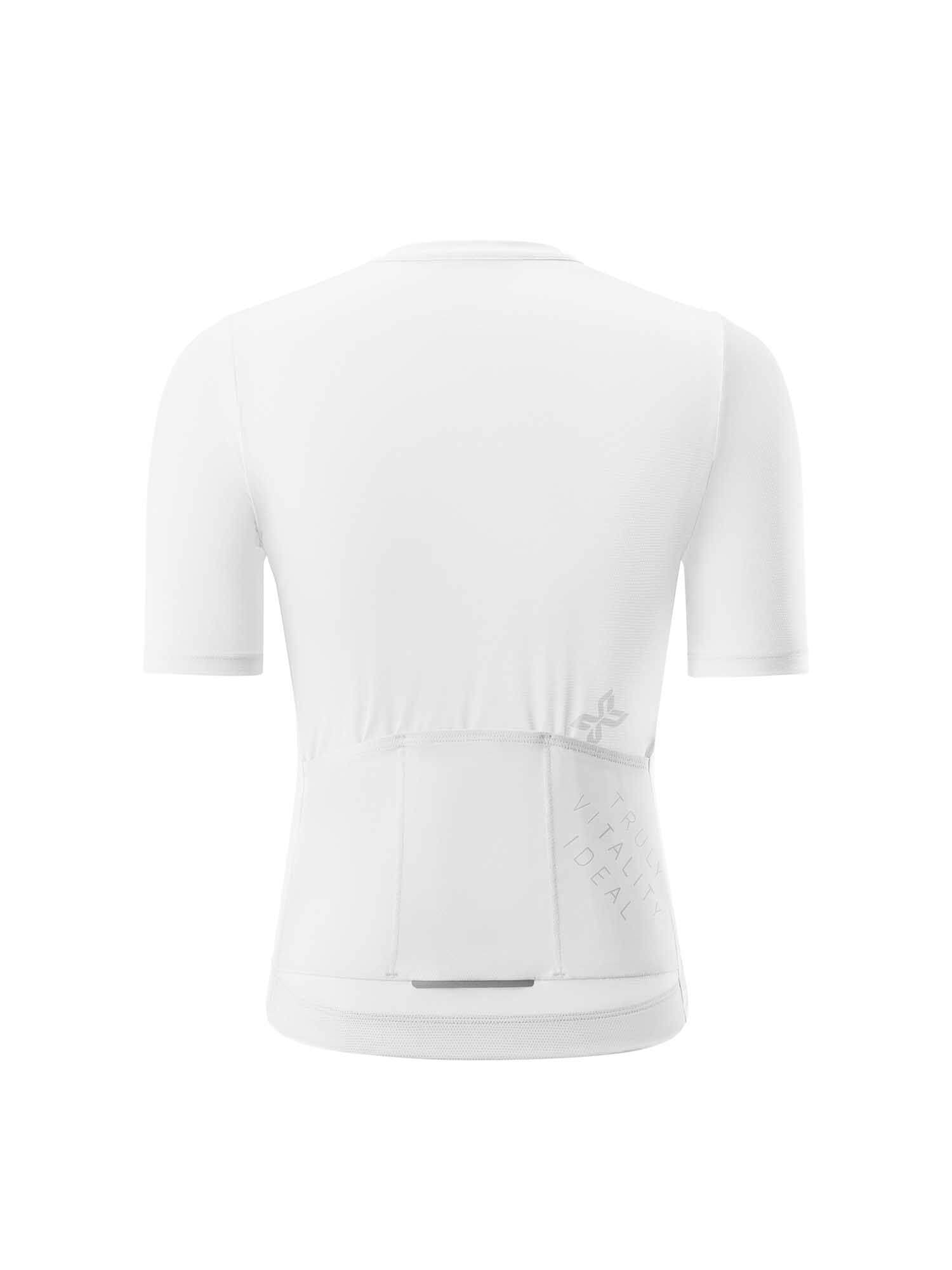 ROCKBROS women's TVI solid color short-sleeve cycling jersey
#Color_White