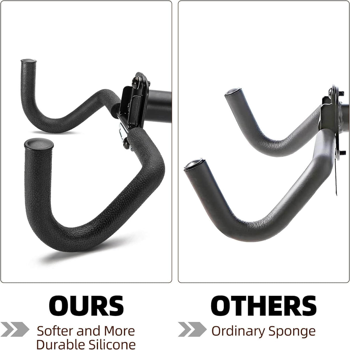ROCKBROS Wall-Mounted Bike Holder 33 lb Capacity