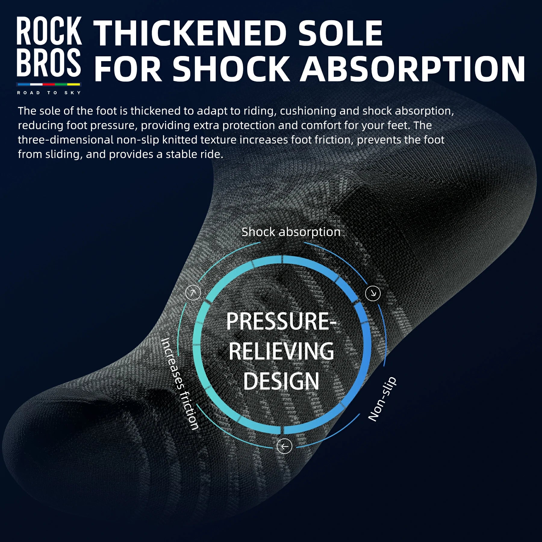 ROCKBROS-bike-socks-breathable-fabric-antibacterial