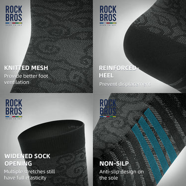 ROCKBROS-Bike-Socks-Breathable-Fabric-Antibacterial