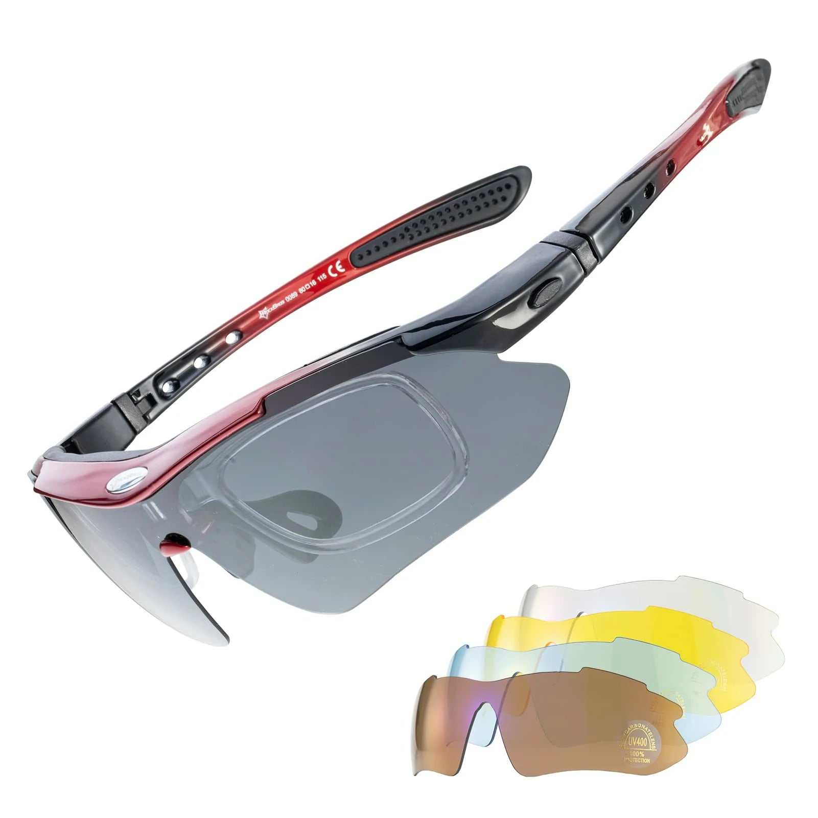 ROCKBROS Polarized Sports Sunglasses UV Protection Cycling Glasses