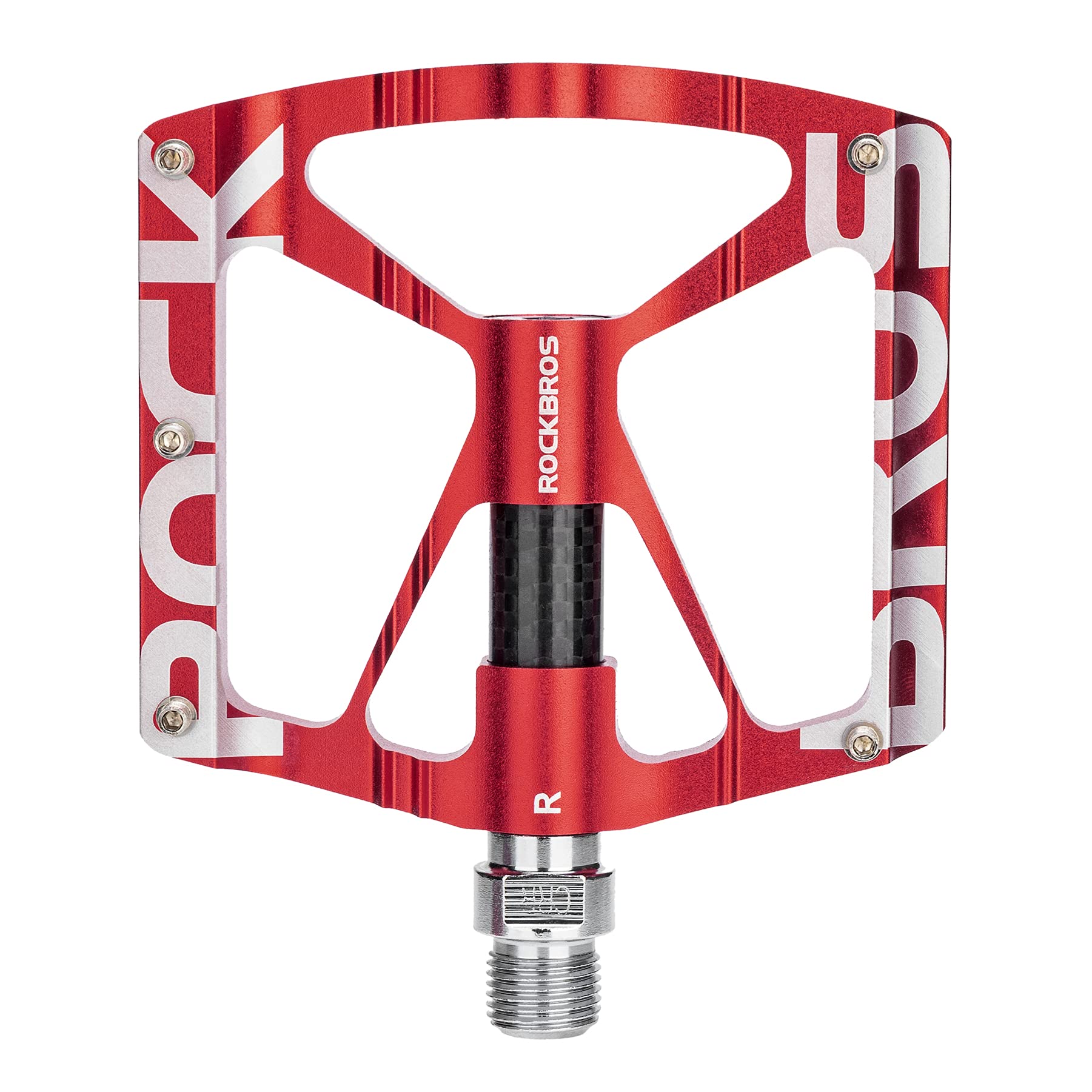 ROCKBROS Mountain Bike Pedals MTB BMX  Pedals CNC Non-Slip Lightweight Aluminum Alloy Bicycle Pedals 9/16" - ROCKBROS