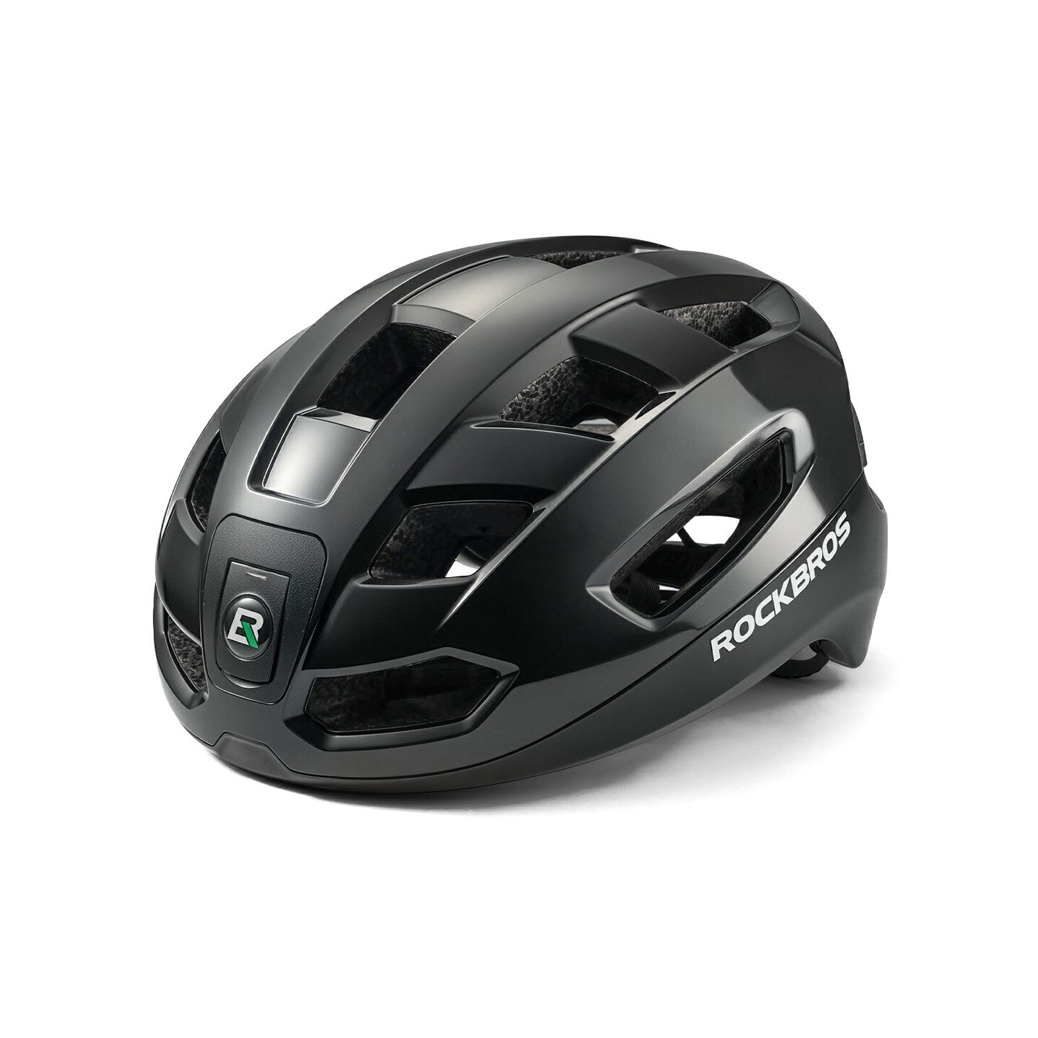 GlowGuard Riding Helmet with Bike Headlight and Tail Light Steering Remote
