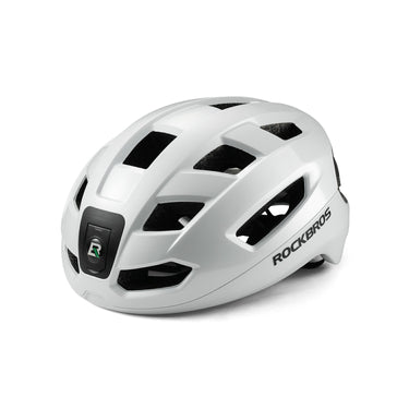 GlowGuard Riding Helmet with Bike Headlight and Tail Light Steering Remote