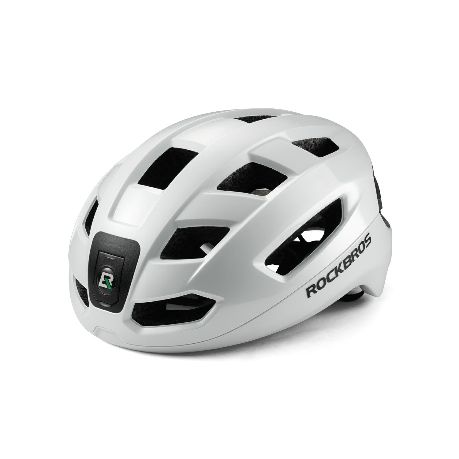 GlowGuard Riding Helmet with Bike Headlight and Tail Light Steering Remote