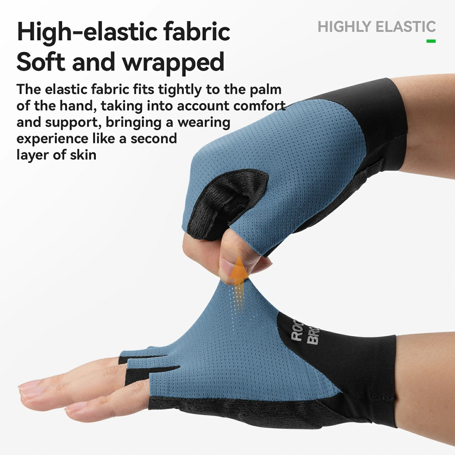 S403 gloves used for road cycling rides#color_blue