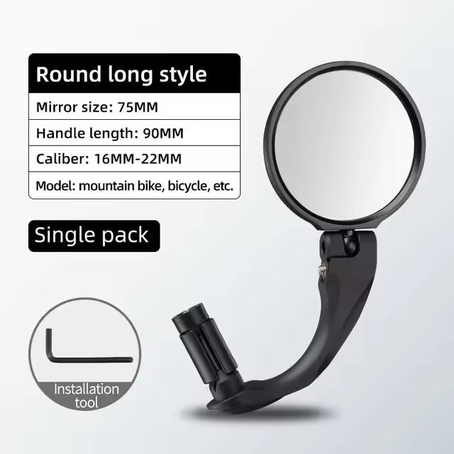 Bike Rear View Mirror 360 Rotatable 1pc