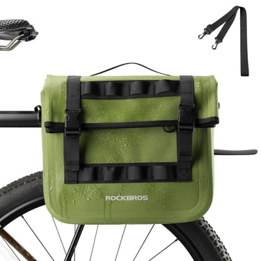 ROCKBROS Bike Panniers 15L Waterproof Bike Rack Bag for Cycling Commuting - ROCKBROS