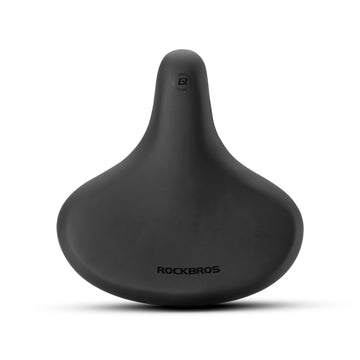 ROCKBROS Comfort Shock Absorption Bike Saddle Soft Wide Seat for Men Women