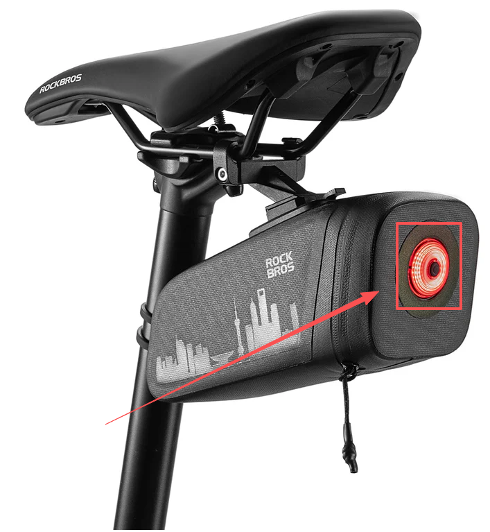 Saddle bag taillight