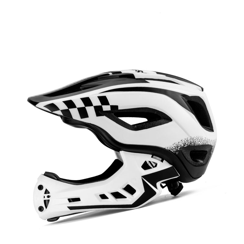 Kids Full-Face Helmet White