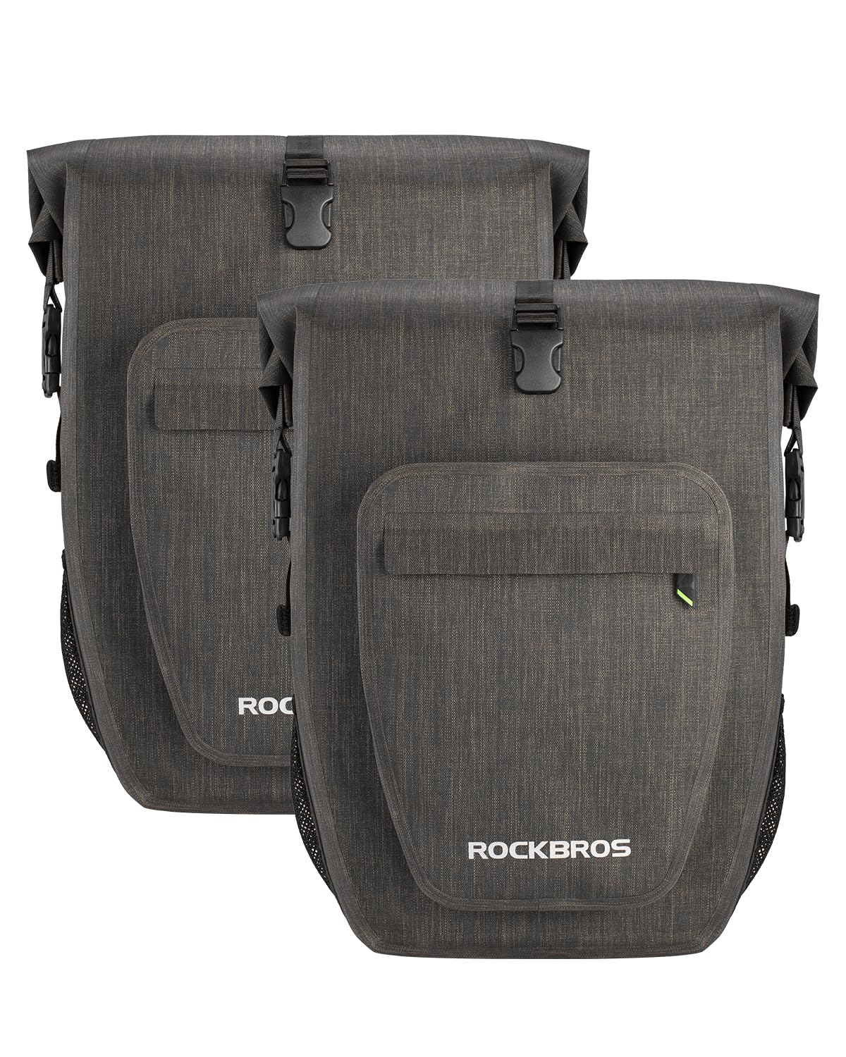 ROCKBROS 27L Waterproof Bike Pannier Bag  Grocery Touring Cycling Large Capacity Rear Rack Bag