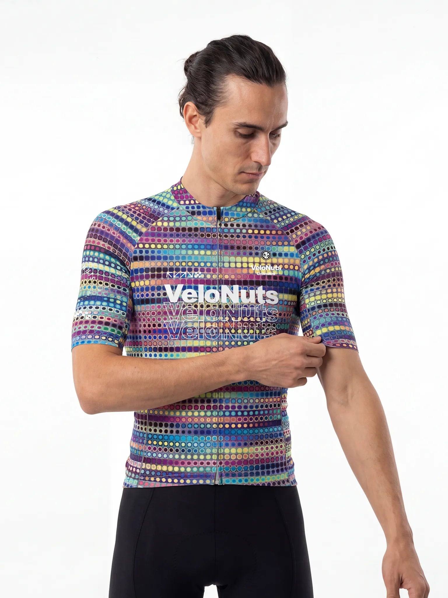 Men's Cycling Jersey Retro Signal#Type_Neon Dotwave
