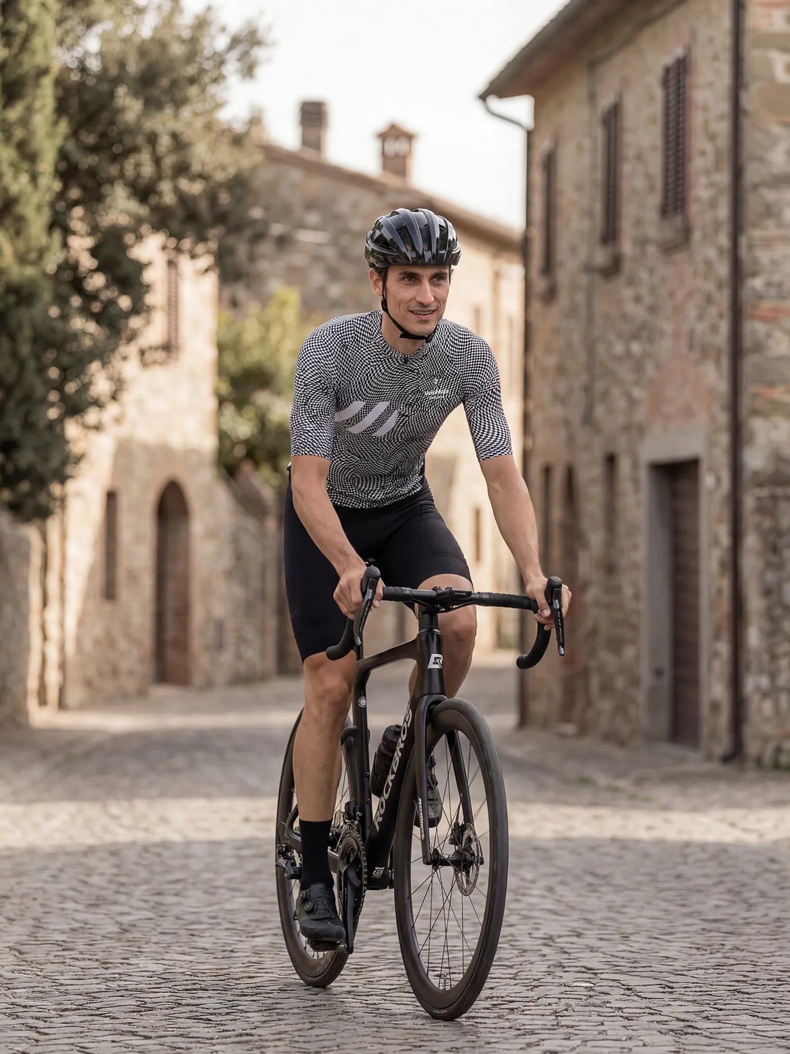 Men's Cycling Jersey Pixel Riot#Type_Optical Warp Check