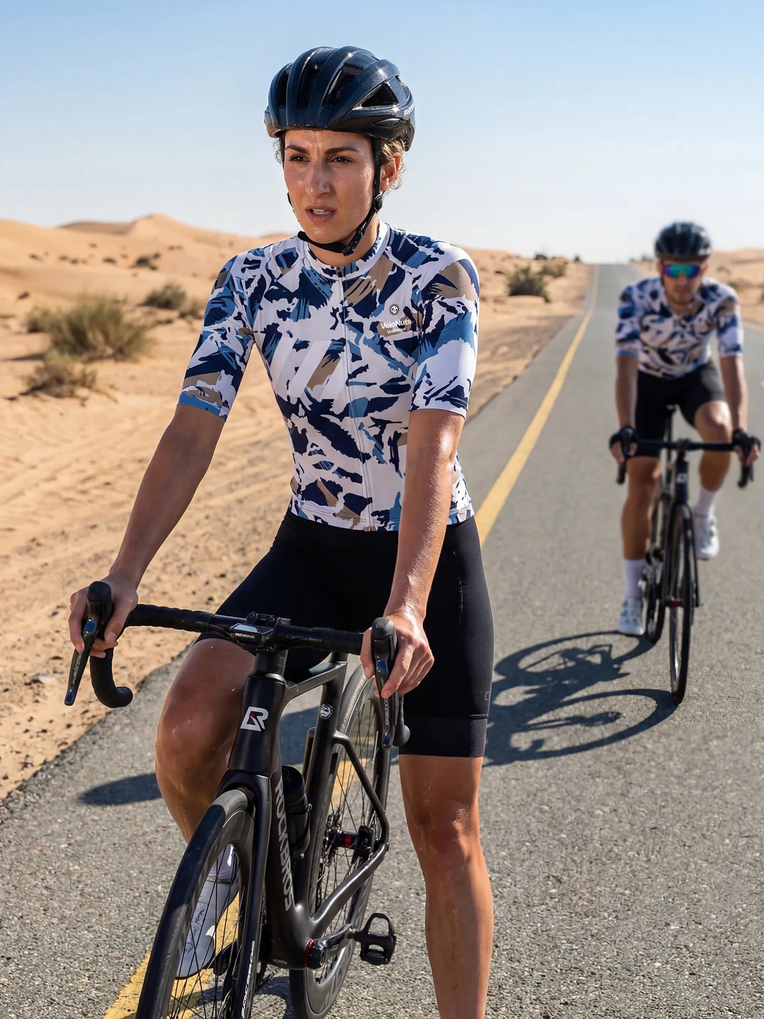 Women's Cycling Jersey Urban Camo#Type_Brush Leaf Camo