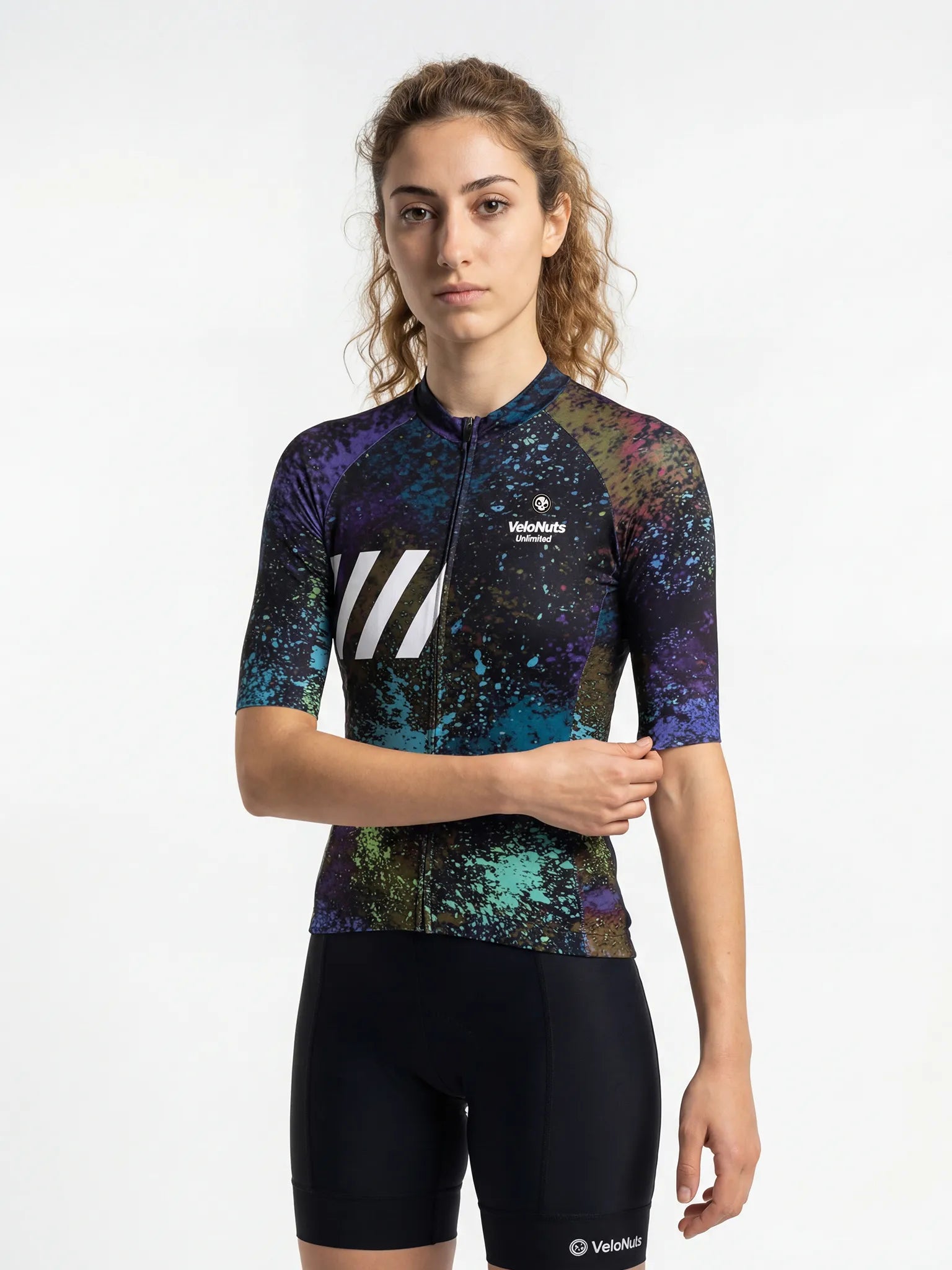 Women's Cycling Jersey Ink Burst#Type_Cosmic Spray