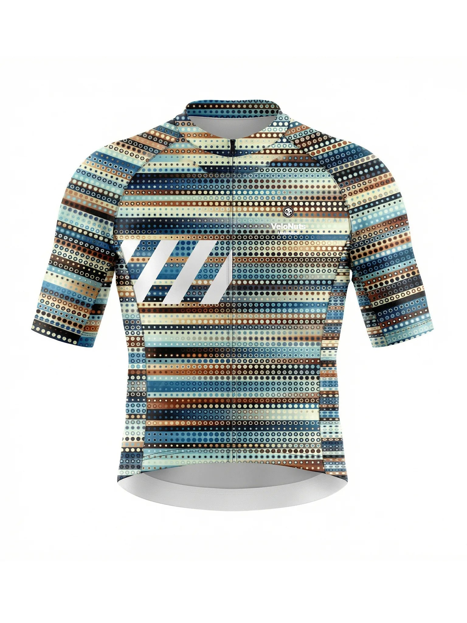 Women's Cycling Jersey Retro Signal#Type_Dotwave Stripe