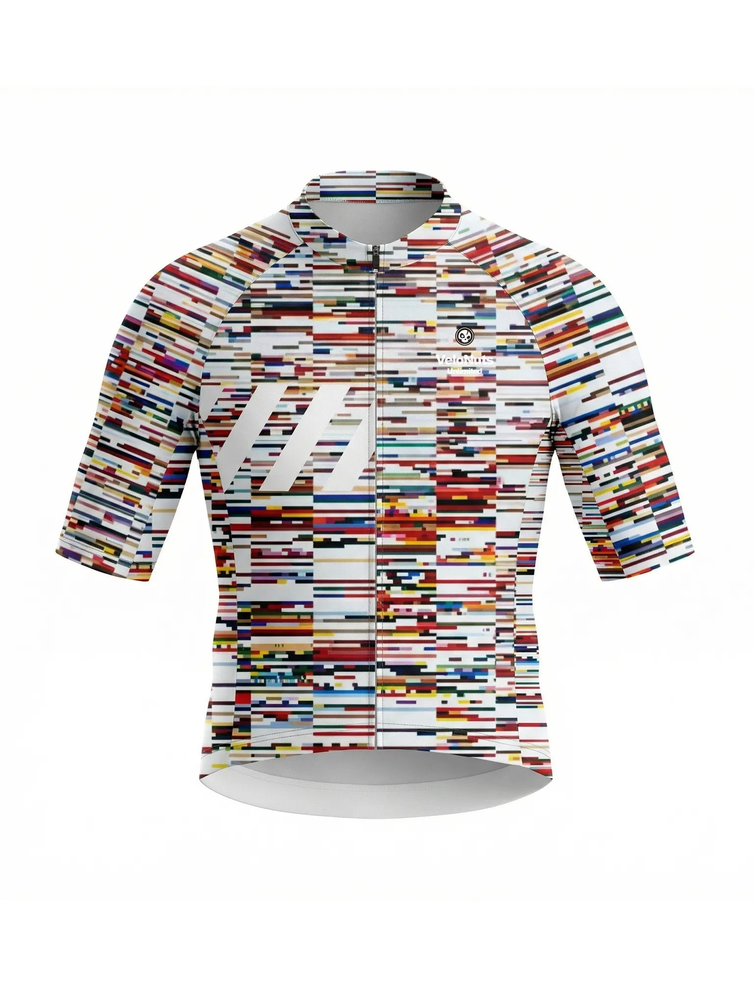 Women's Cycling Jersey Pixel Riot#Type_Glitch Scan