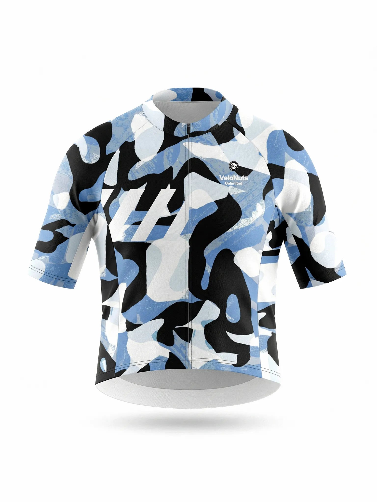 Women's Cycling Jersey Urban Camo#Type_Ink Blob Camo