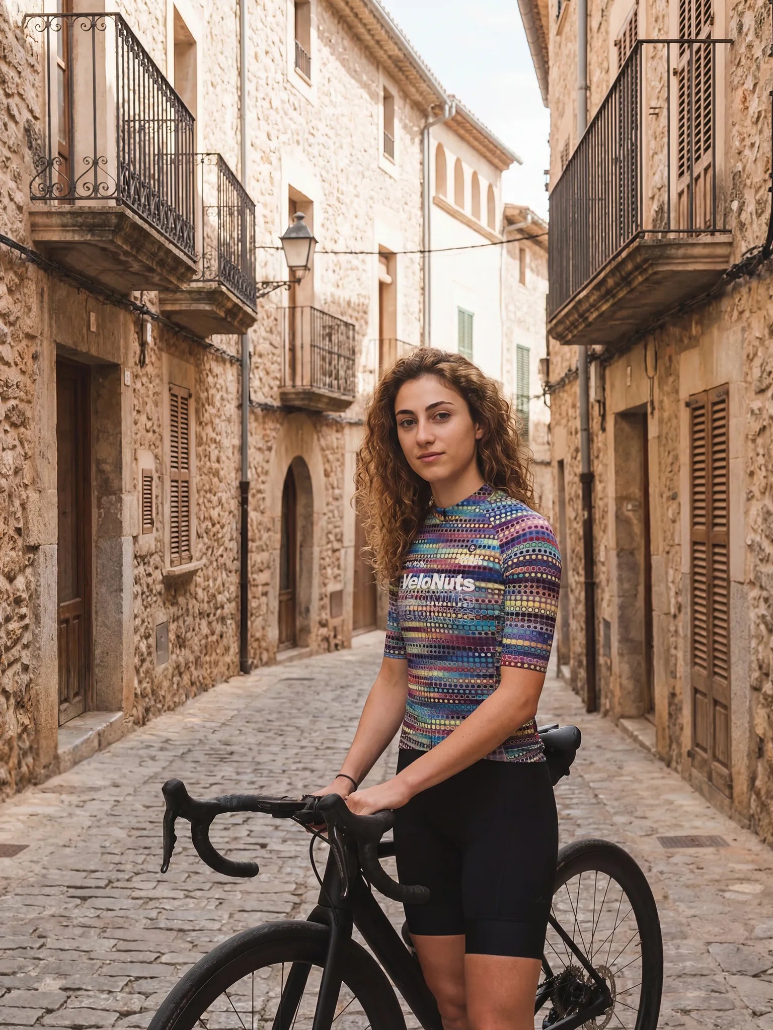 Women's Cycling Jersey Retro Signal#Type_Neon Dotwave