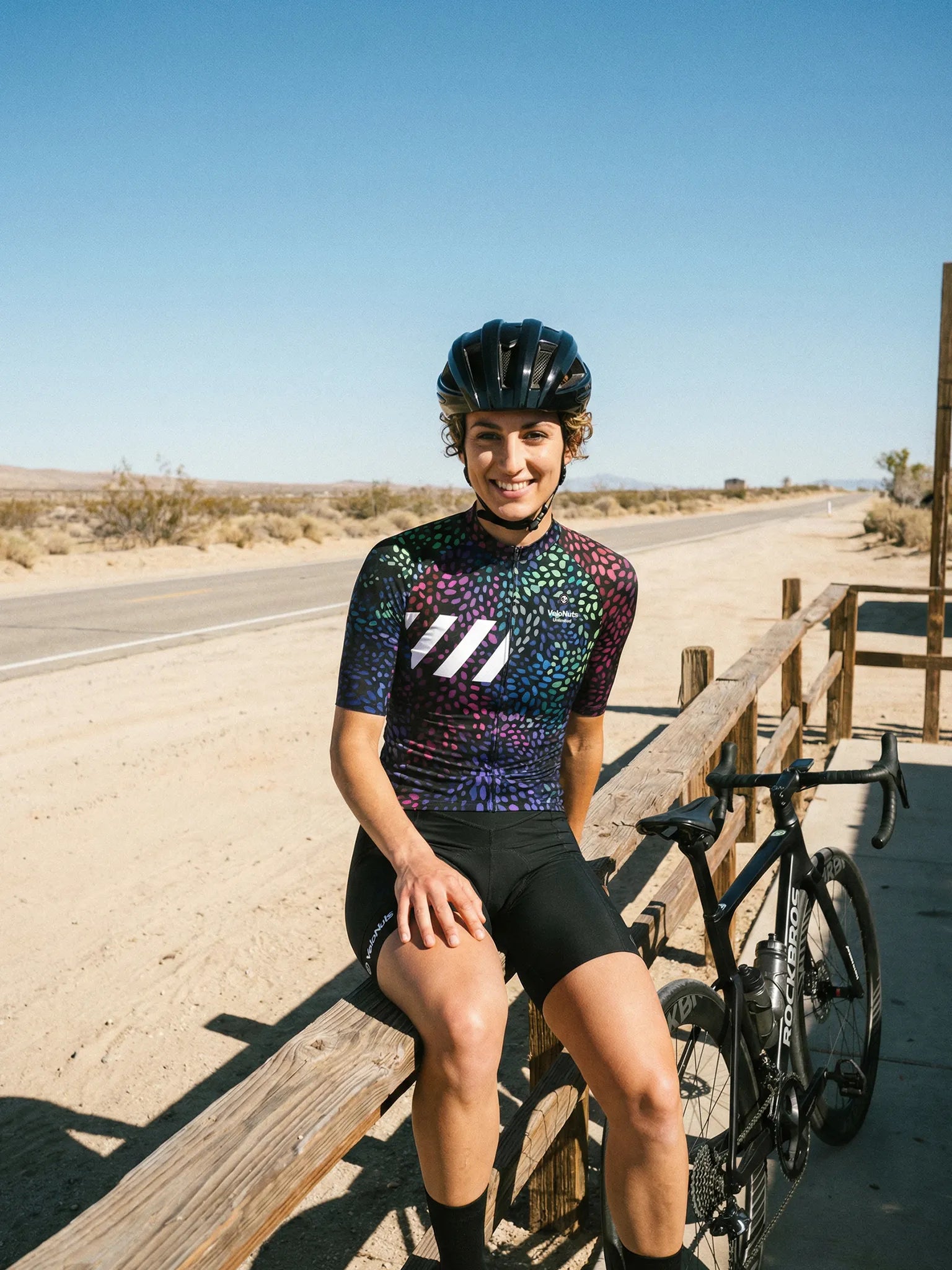 Women's Cycling Jersey Biolume Garden#Type_Neon Seed Burst