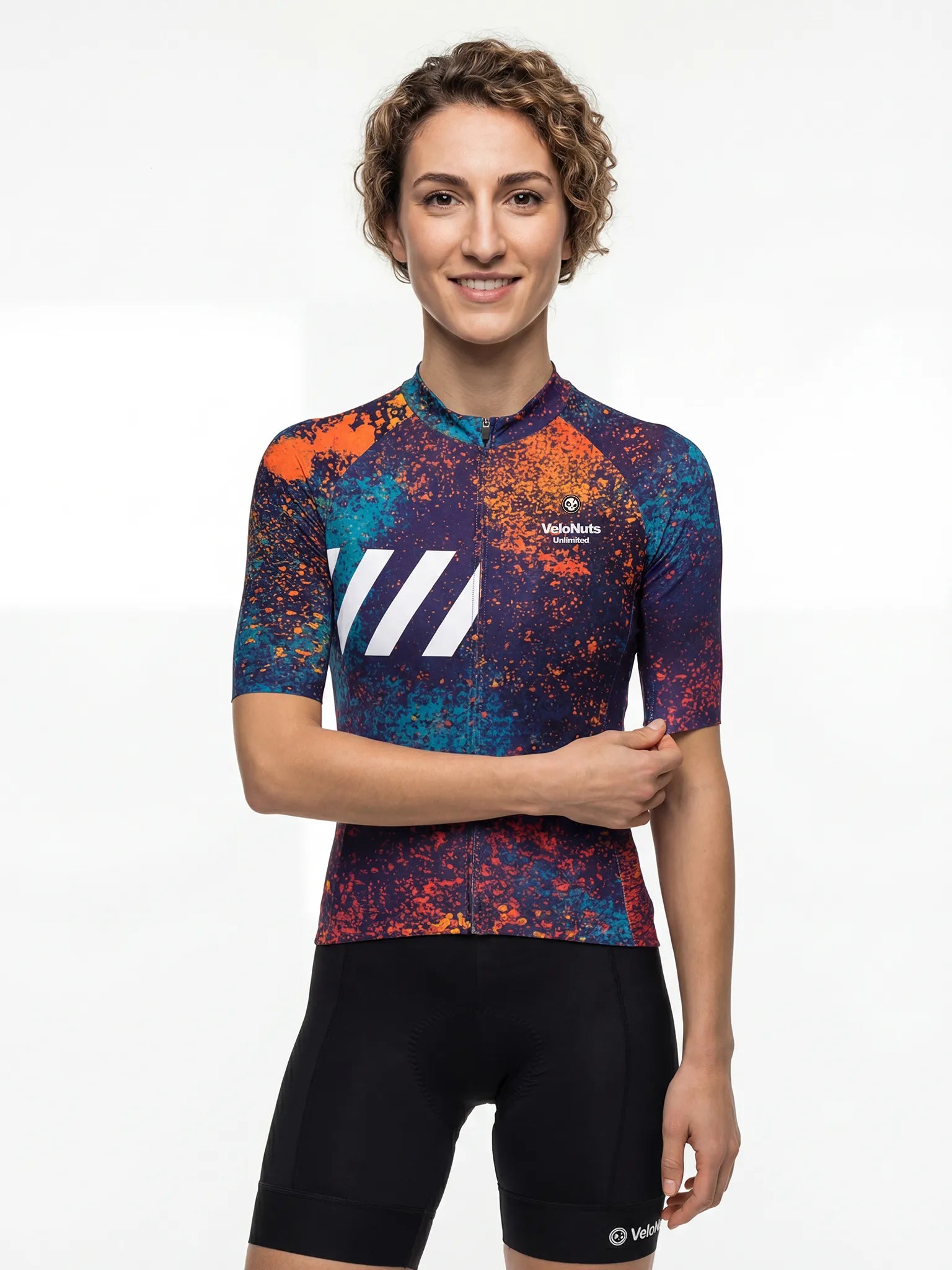 Women's Cycling Jersey Ink Burst#Type_Solar Spray