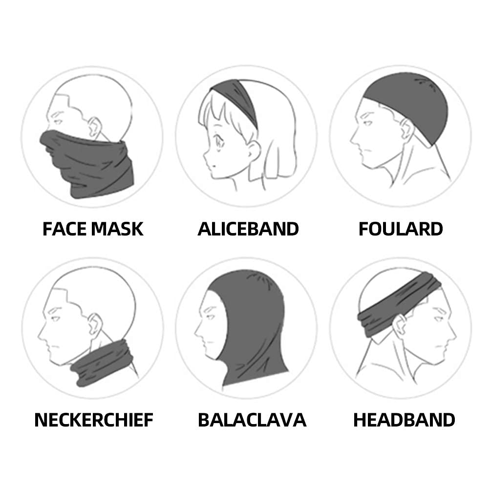 ROCKBROS Cooling Neck Gaiter Face Mask Fishing Scarf Face Cover for Men Women - ROCKBROS