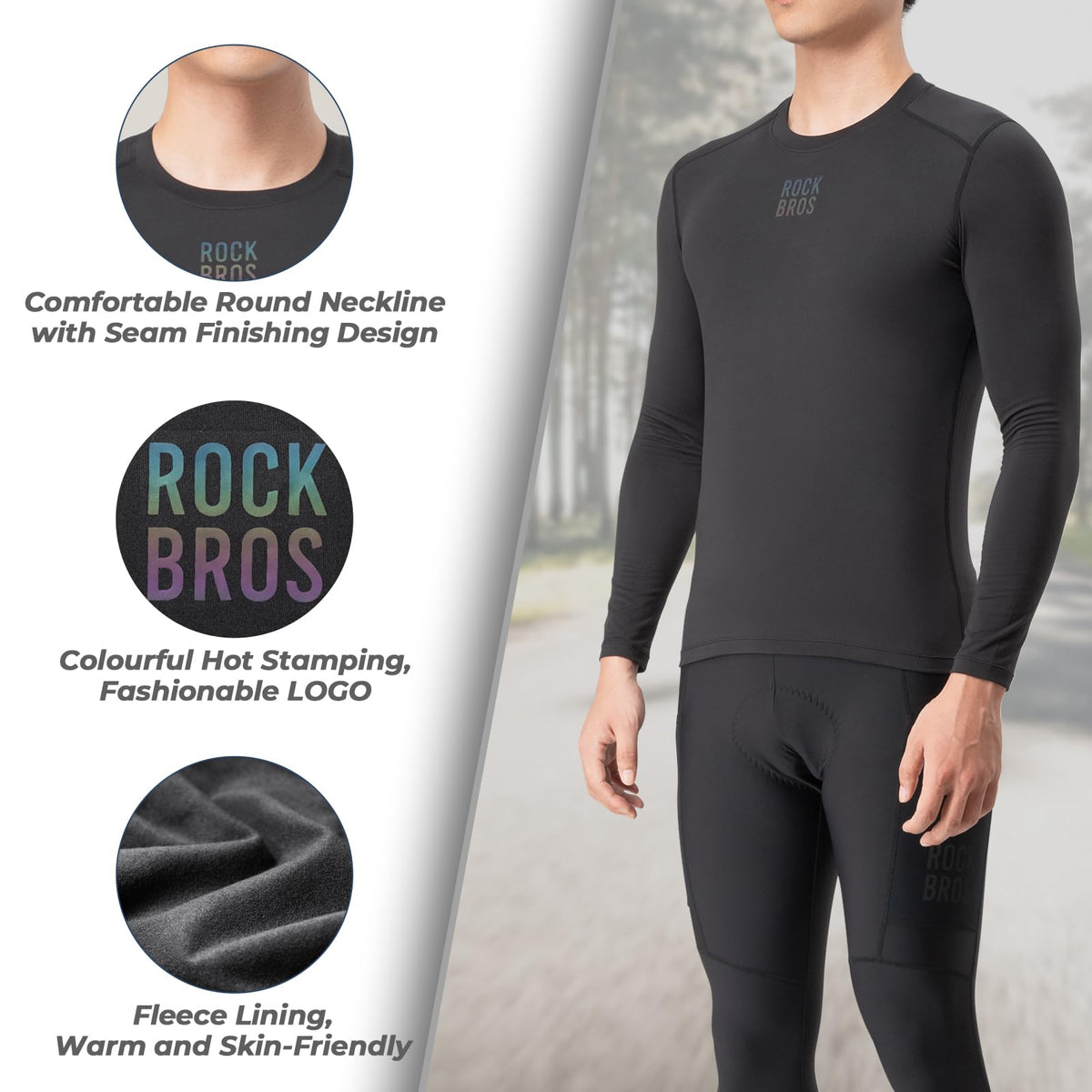 YDCX002 Men’s Lightweight Fleece Mid-layer Long Sleeve  Shirts