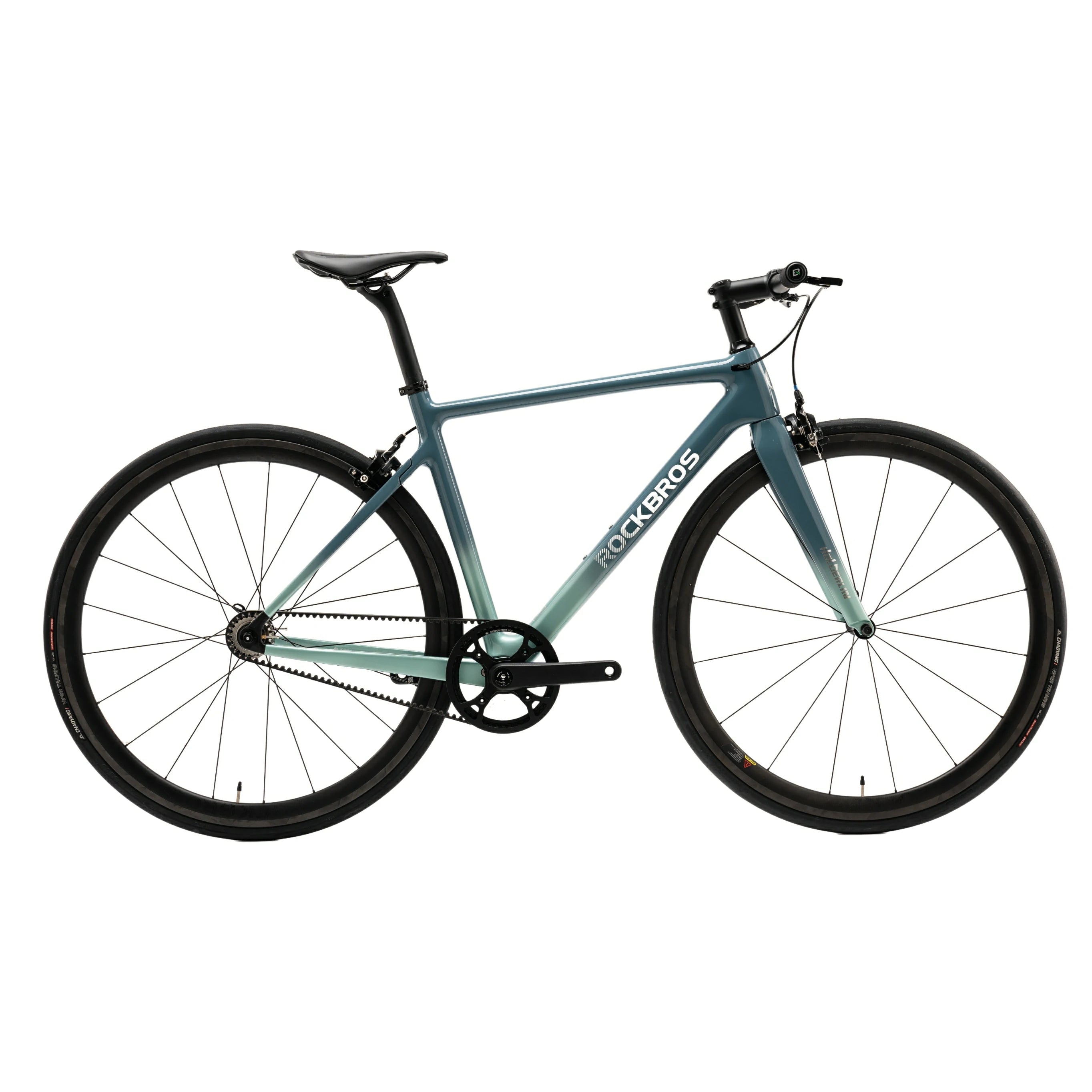Hoelderlin - Carbon Fiber Flat-Bar Road Bike – Green Black
