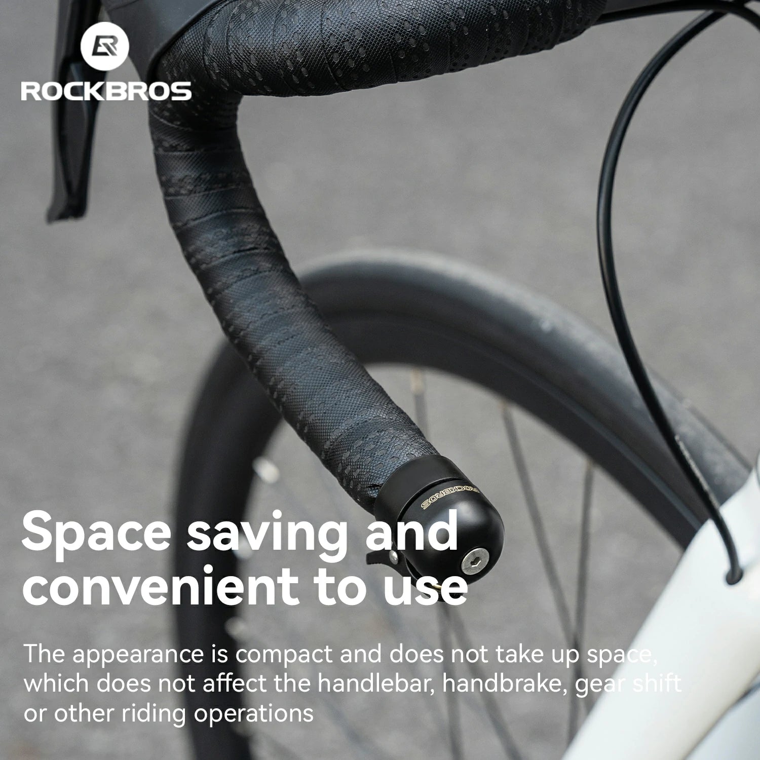 Space saving bike bell design