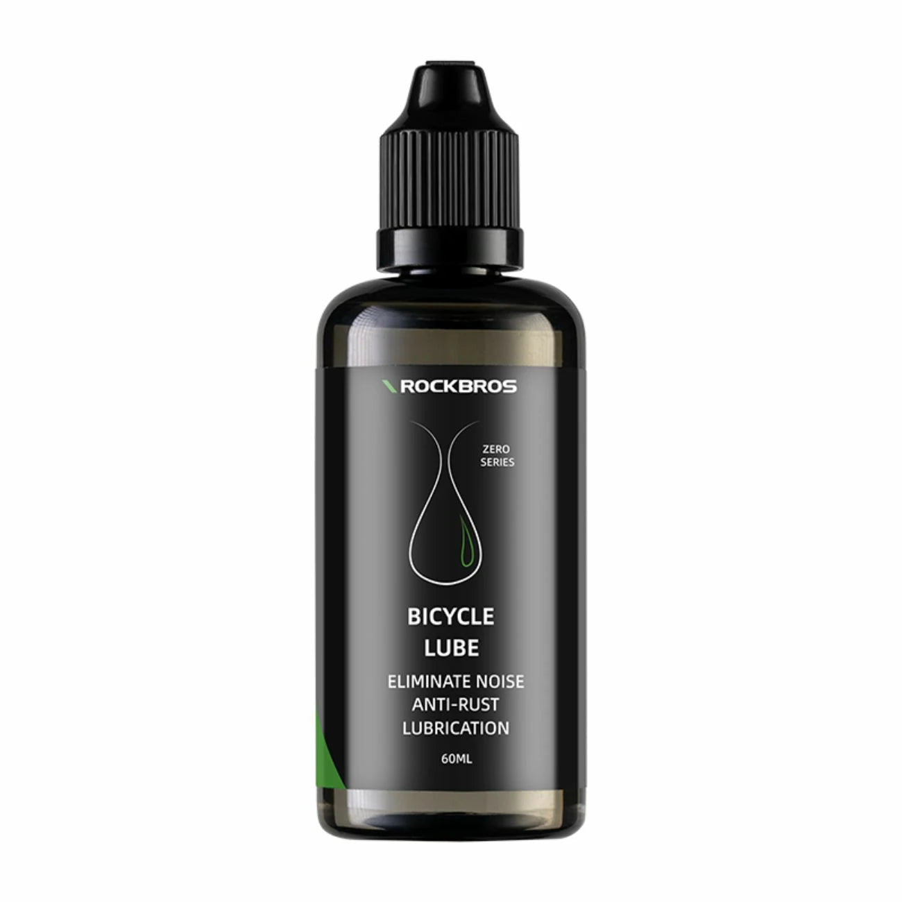 Bottle of RockBros bicycle lube on a white background #Type_Lubricant Volume_60ml
