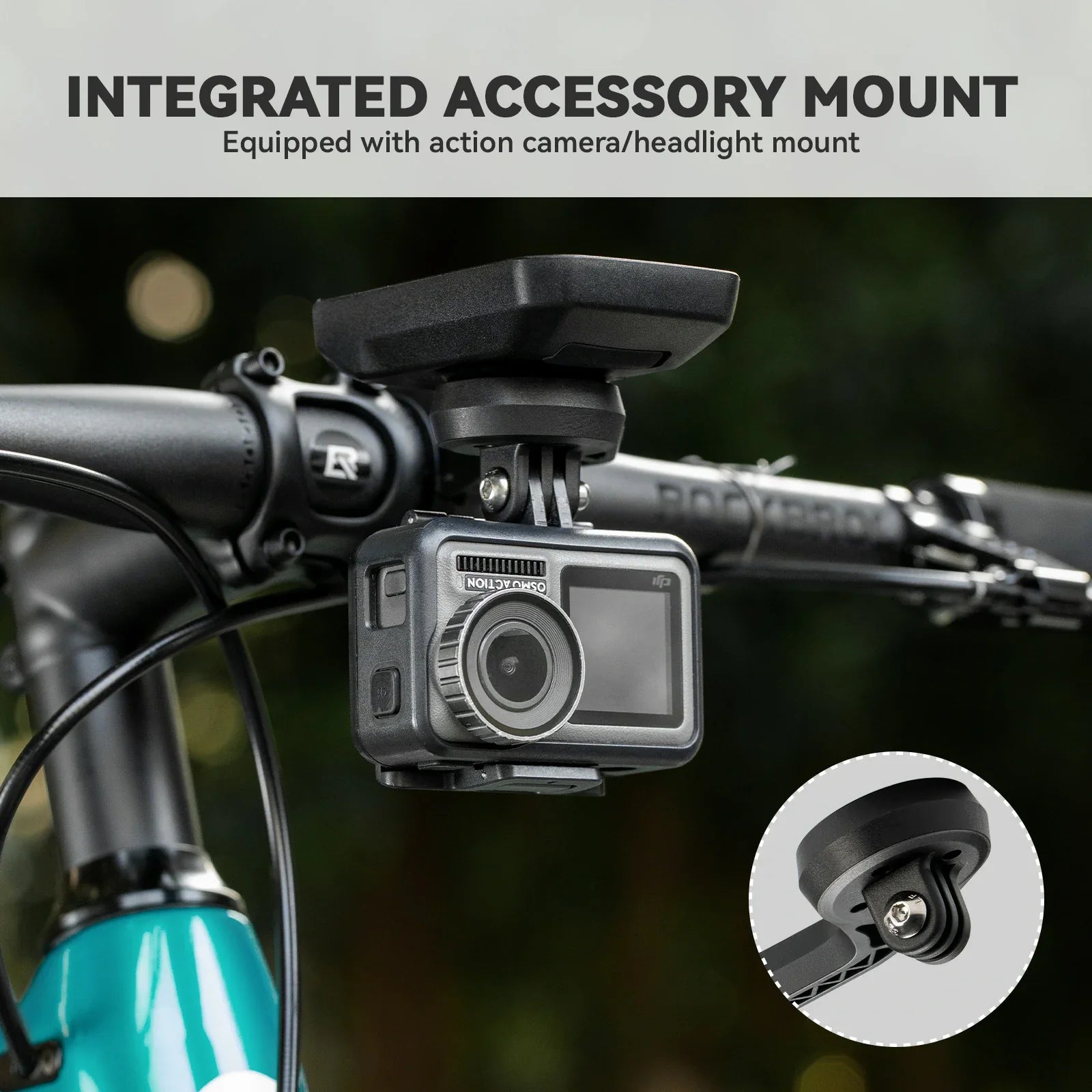 ROCKBROS bike computer mount compatible with gps devices