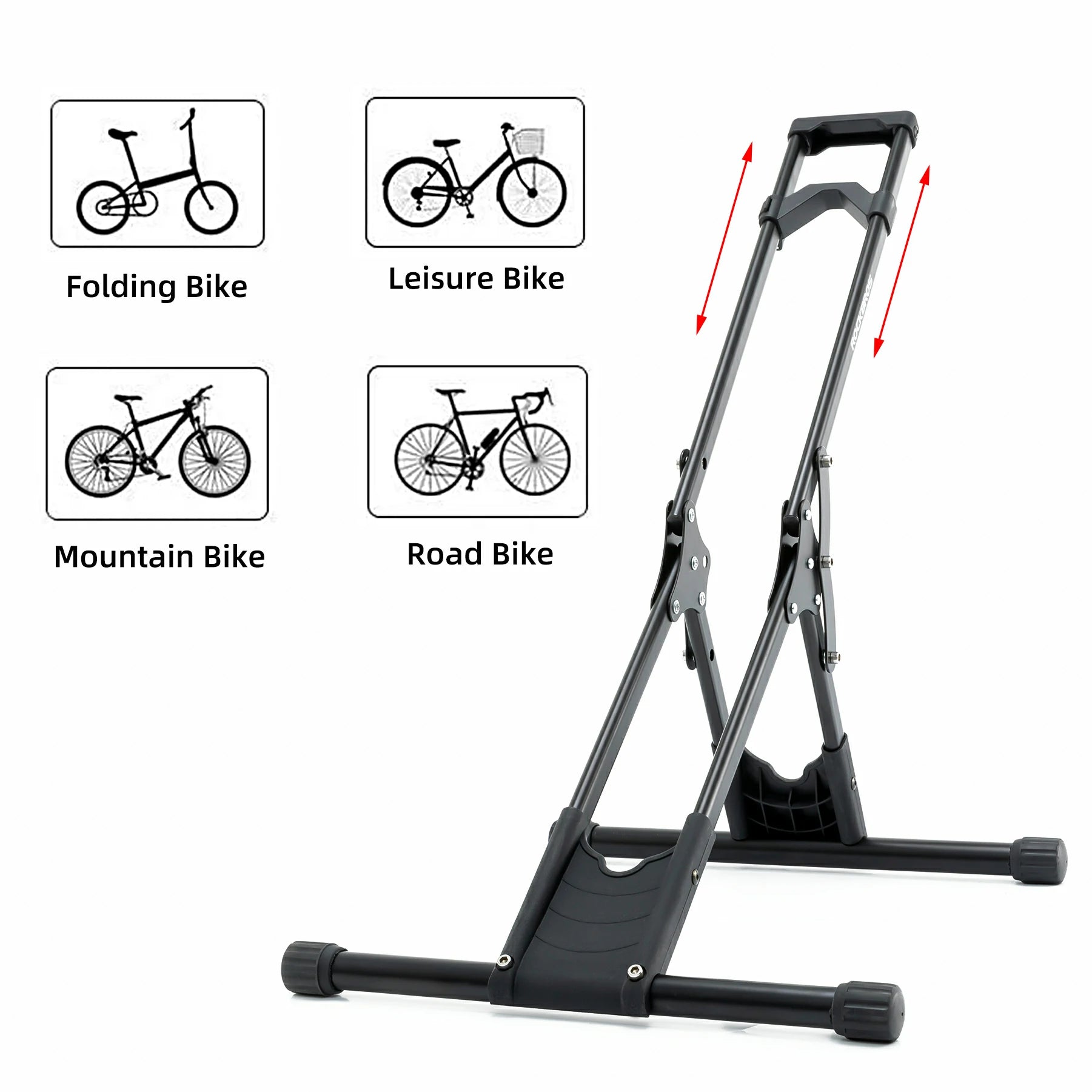 Bike Floor Stand – Indoor Bike Storage Rack for 20-29 Inch Bikes