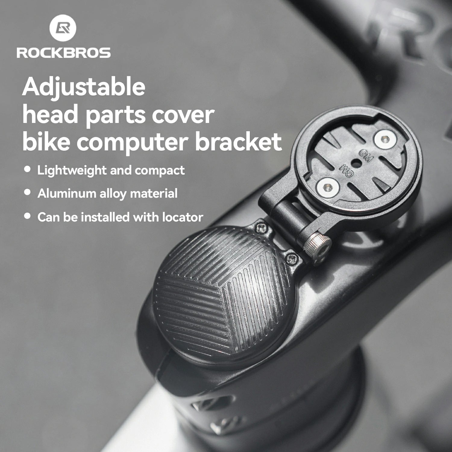 Cyclist using bike mount