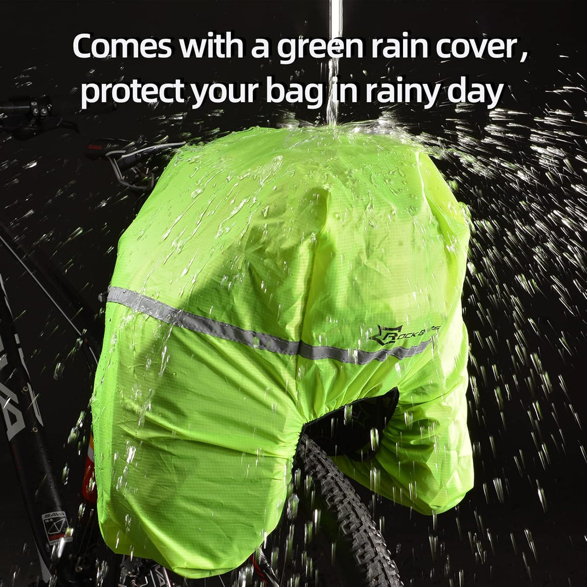 cycling bag rain cover Tour de France Race Day TAILLIGHT HOOK 100% Waterproof Bike Panniers |